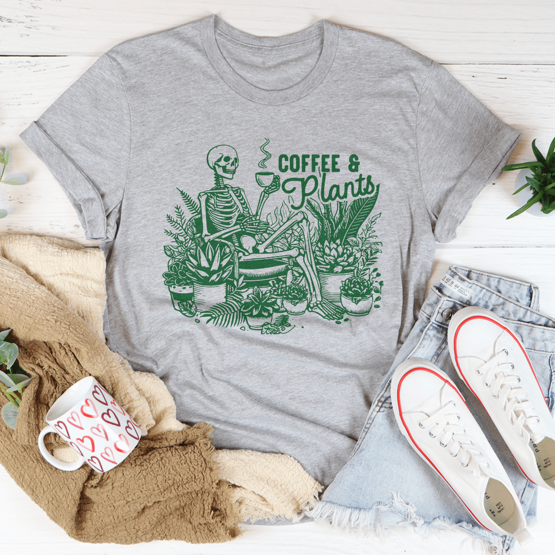 Coffee And Plants Tee-1